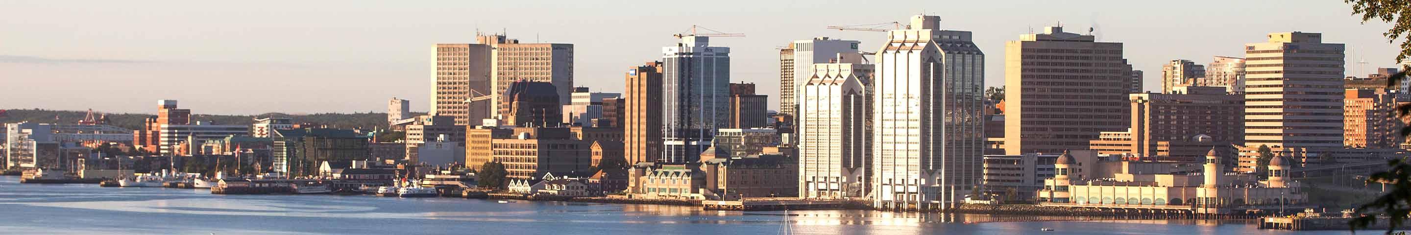 The city skyline of Halifax, Nova Scotia