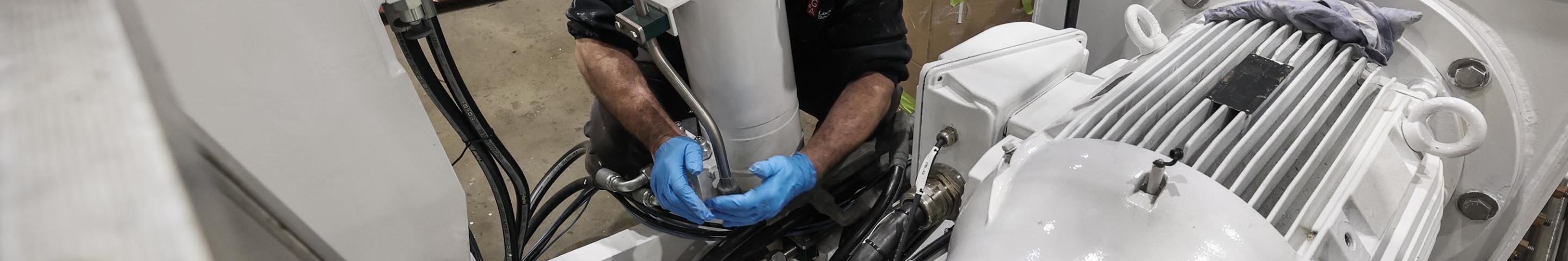 Working on motor