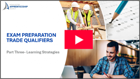 Trade Qualifier Exam Prep Videos Part Three: Learning Strategies, Accommodations and Booking Your Exam
