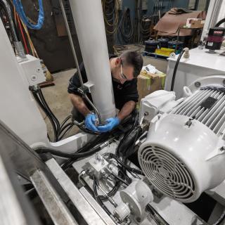 Working on motor